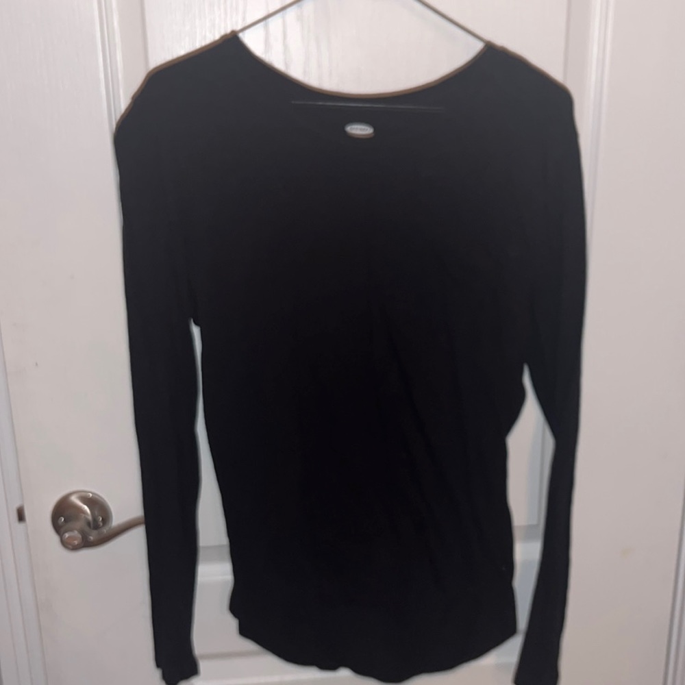 black long sleeve shirt